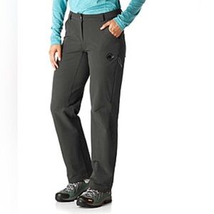 MAMMUT Traleika Water Resistant Straight Leg Stretch Hiking Pant Women’s 10